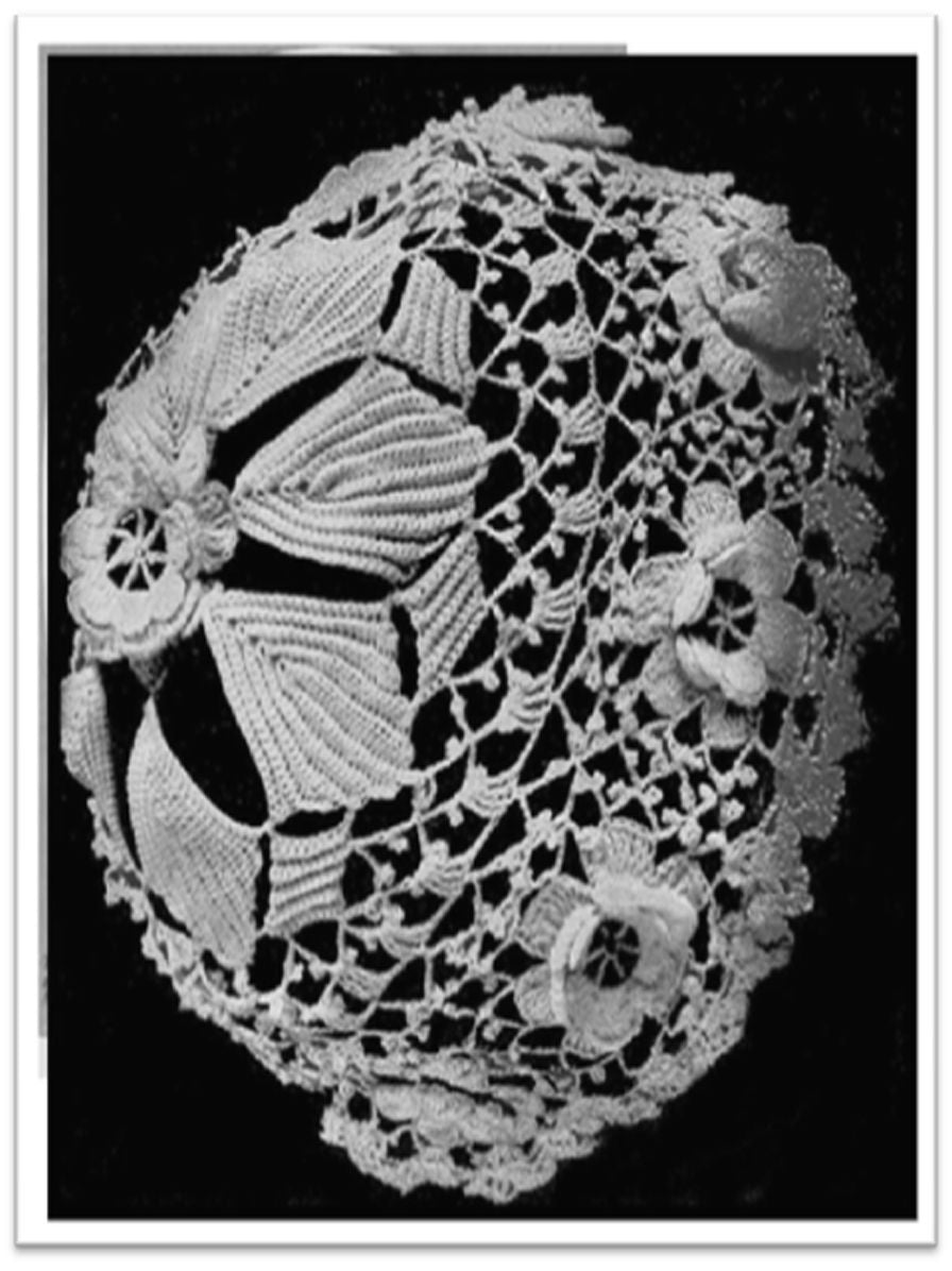 PATTERN #2815 IRISH LACE BABY BONNET VINTAGE CROCHET