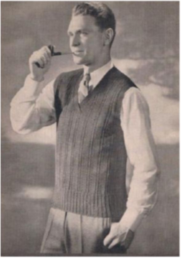 PATTERN #2824 PURDUE VINTAGE KNITTING