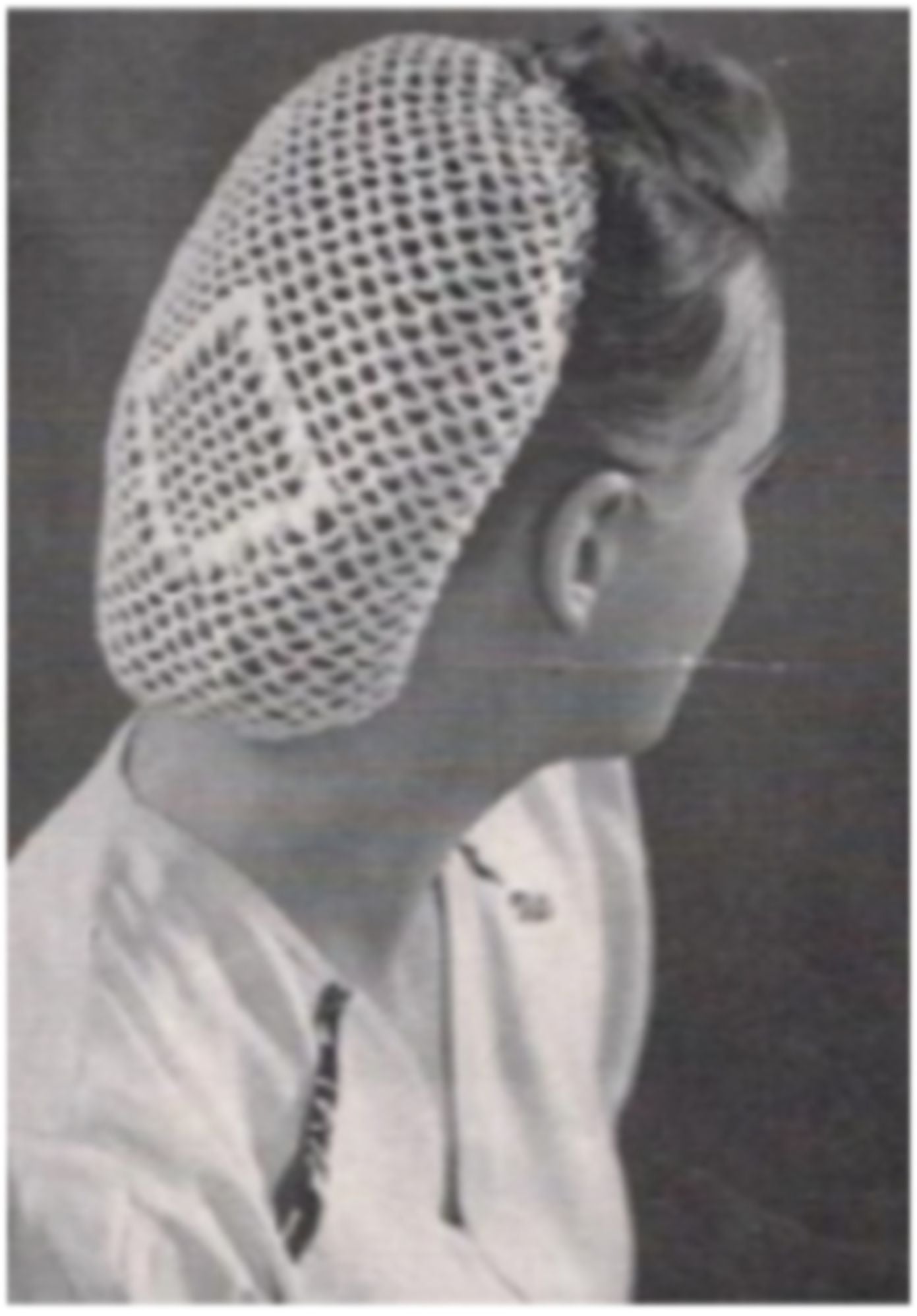 PATTERN #2827 DIAMOND SNOOD VINTAGE CROCHET
