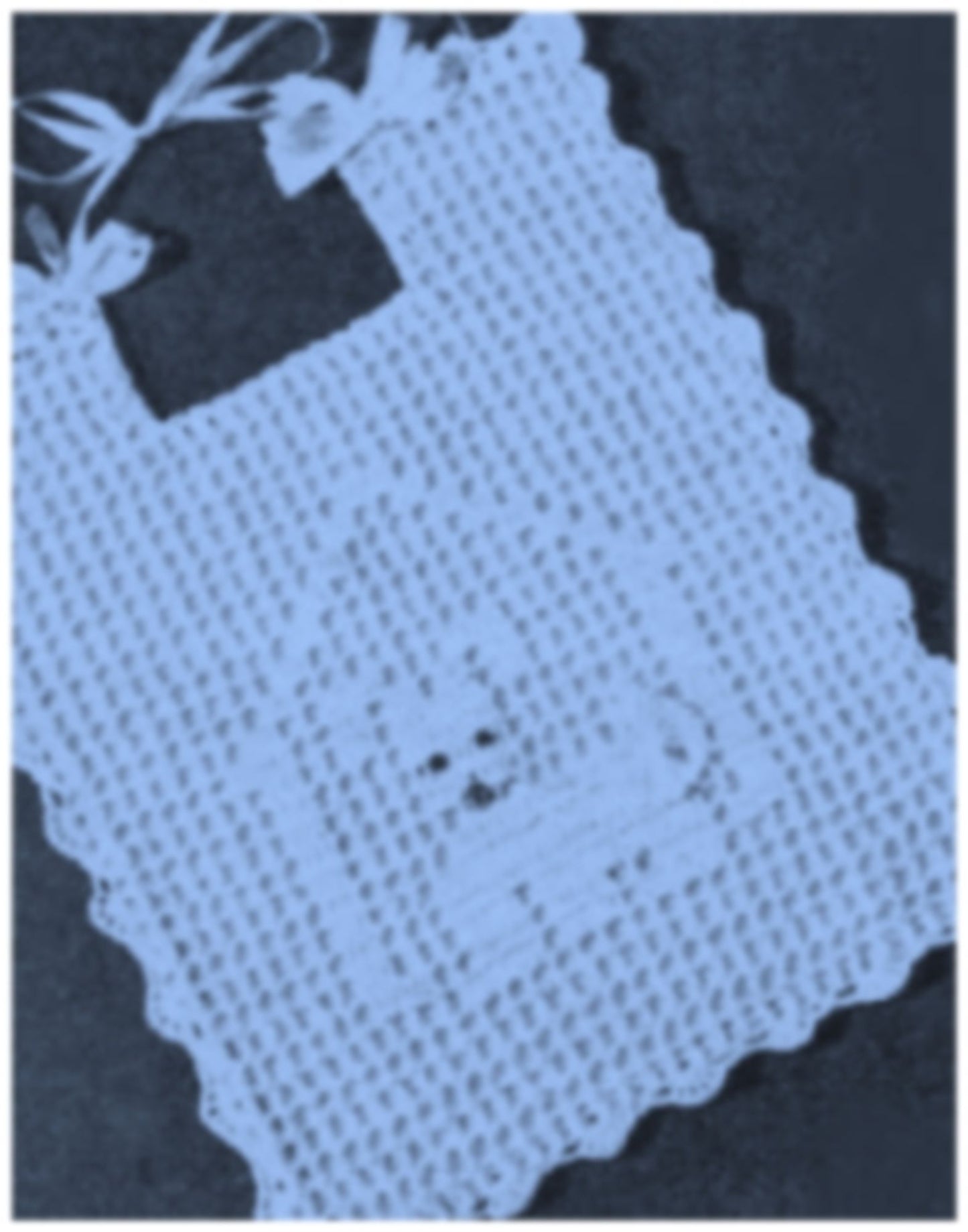 PATTERN #2823 PUPPY BIB VINTAGE CROCHET