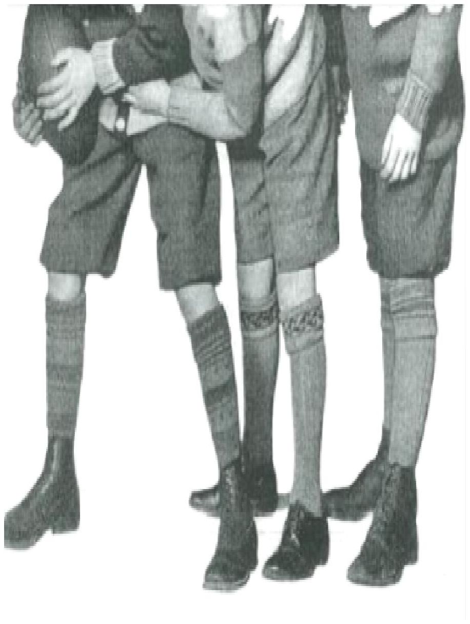 PATTERN #0685 3 PAIRS OF BOYS SOCKS VINTAGE KNITTING
