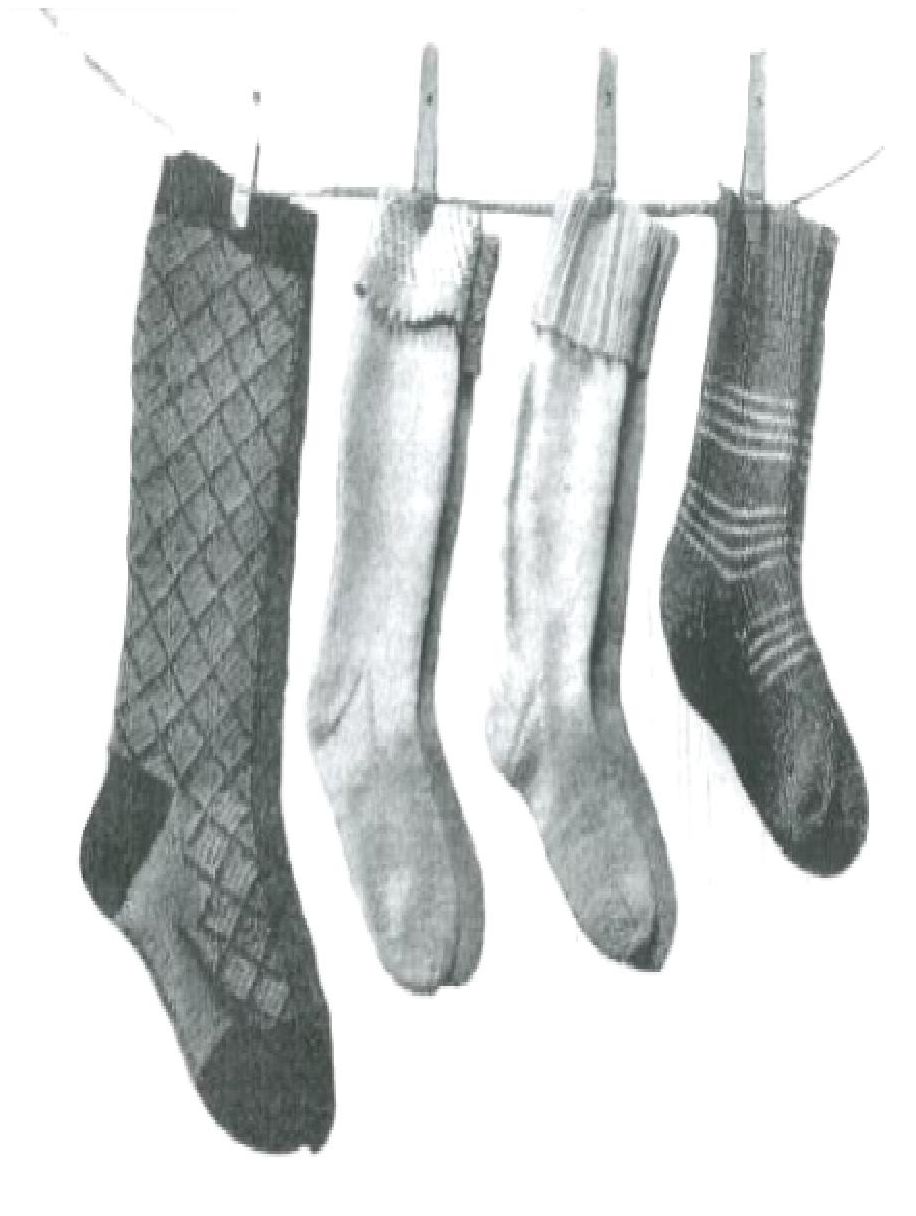 PATTERN #0688 FAMILY SOCKS VINTAGE KNITTING
