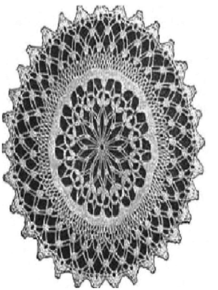 PATTERN #0695 FRANK DOILY VINTAGE CROCHET