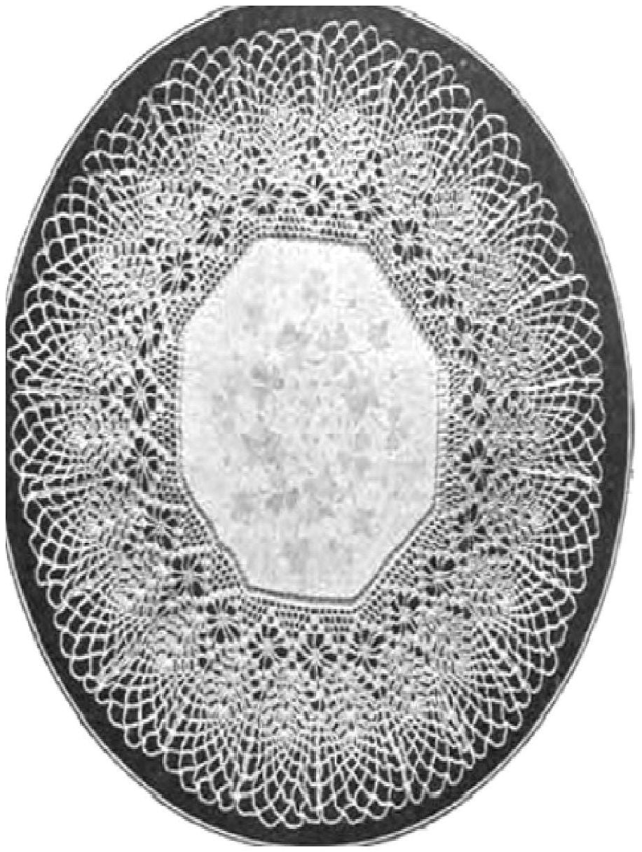PATTERN #0698 DOILY WITH OCTAGON CENTRE VINTAGE CROCHET