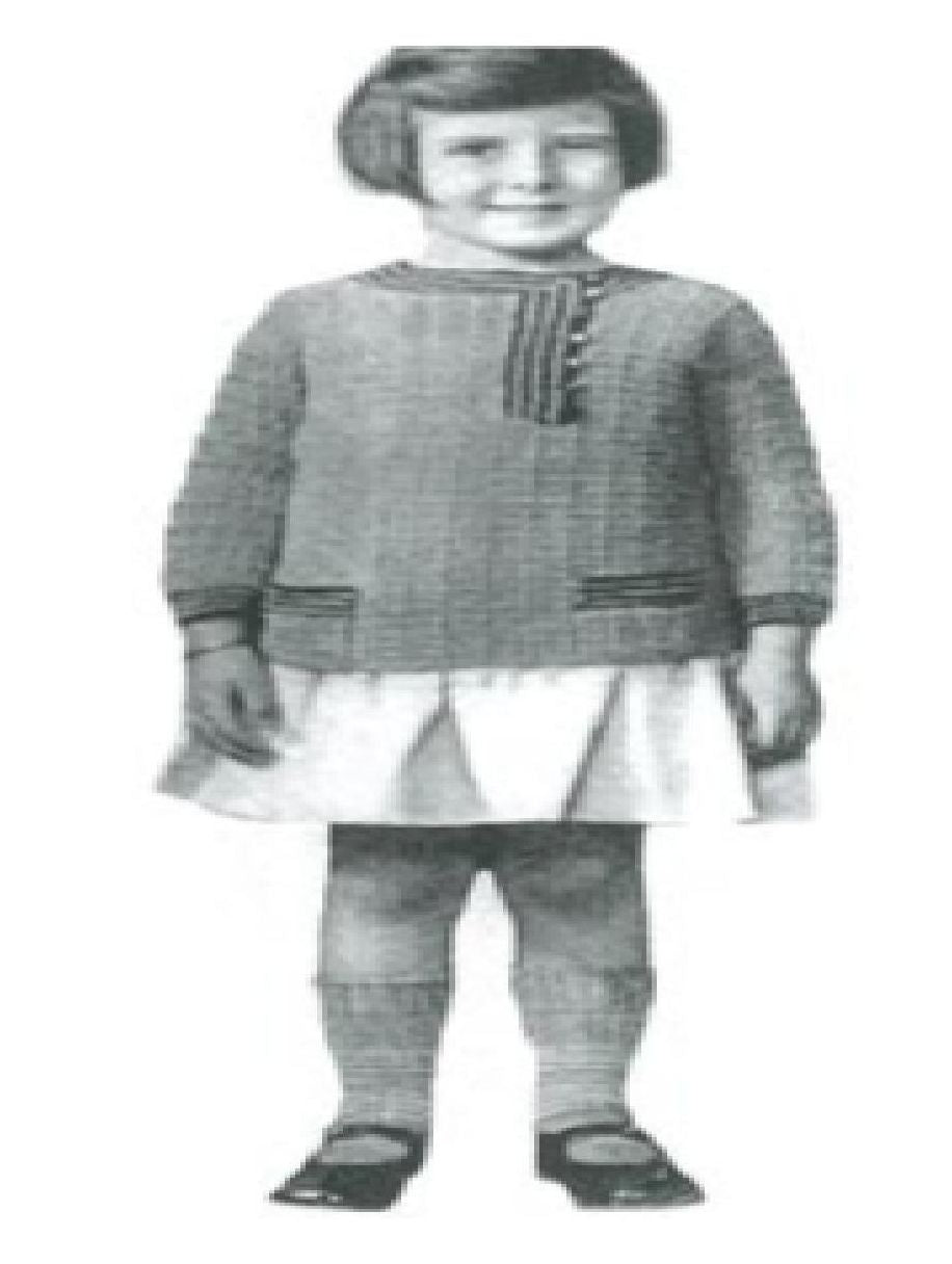 PATTERN #0699 OSLAND SWEATER VINTAGE CROCHET