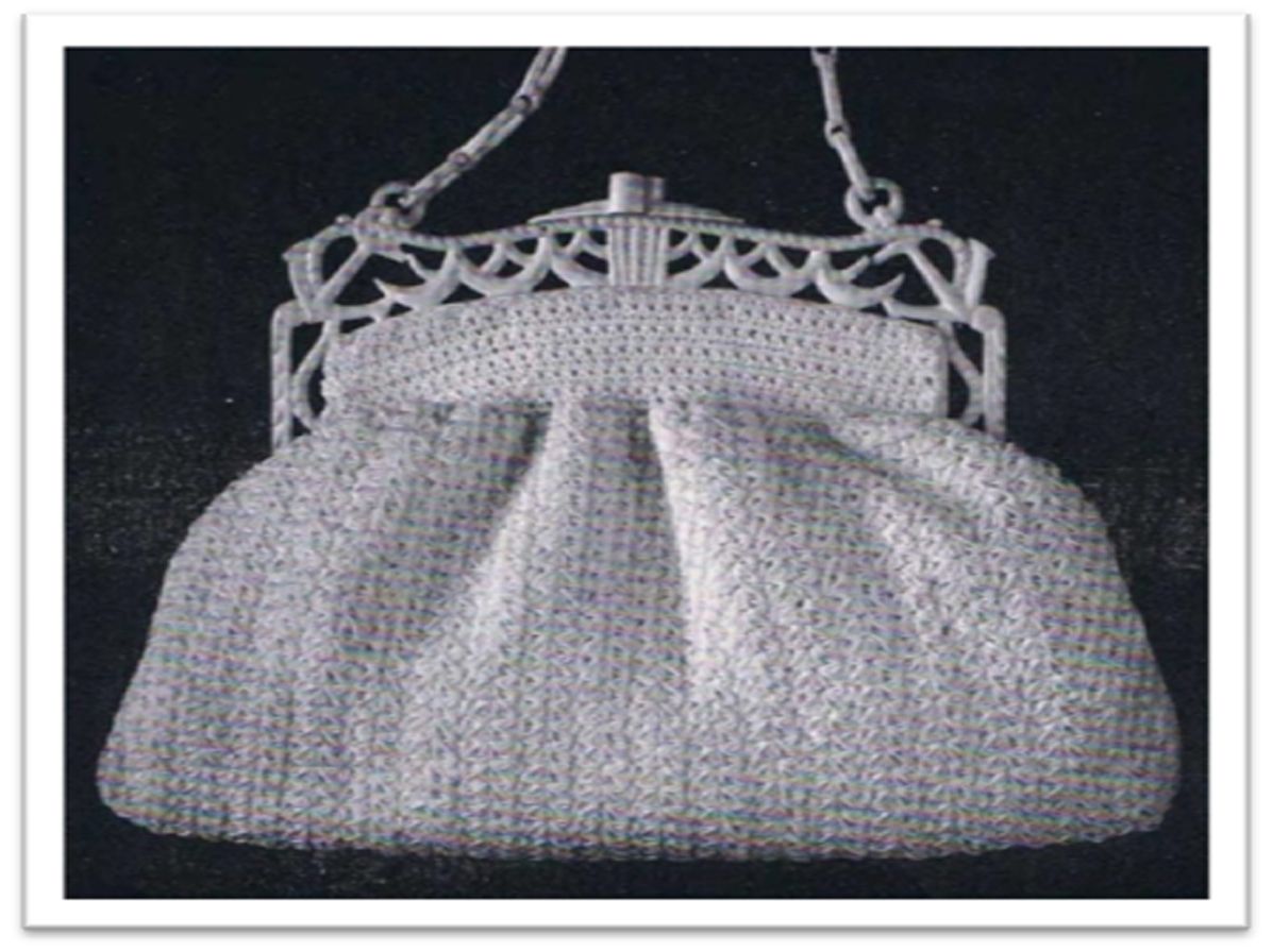 PATTERN #0701 EMPIRE BAG VINTAGE CROCHET