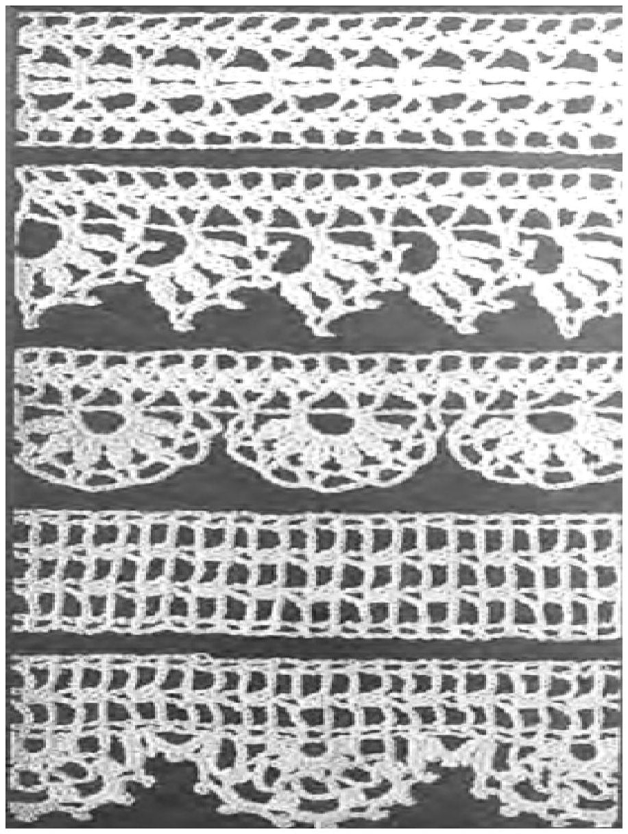 PATTERN #0764 EDGINGS AND INSERTIONS VINTAGE CROCHET