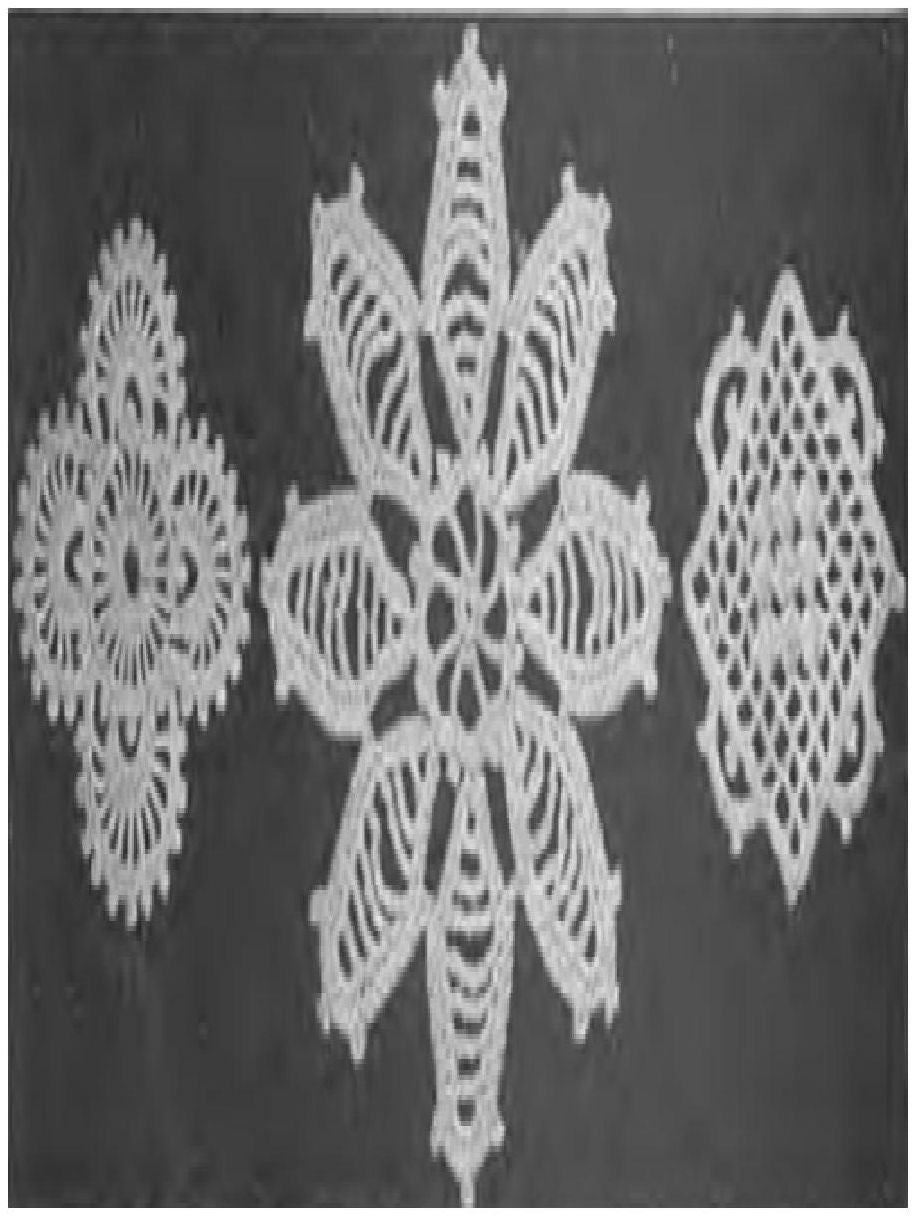 PATTERN #0771 THREE MEDALLIONS VINTAGE CROCHET