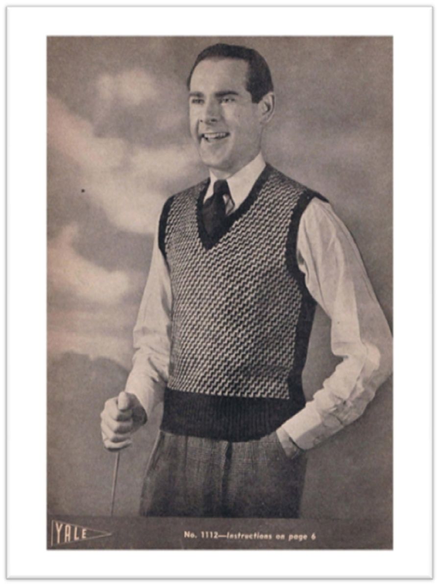 PATTERN #0772 YALE VINTAGE KNITTING