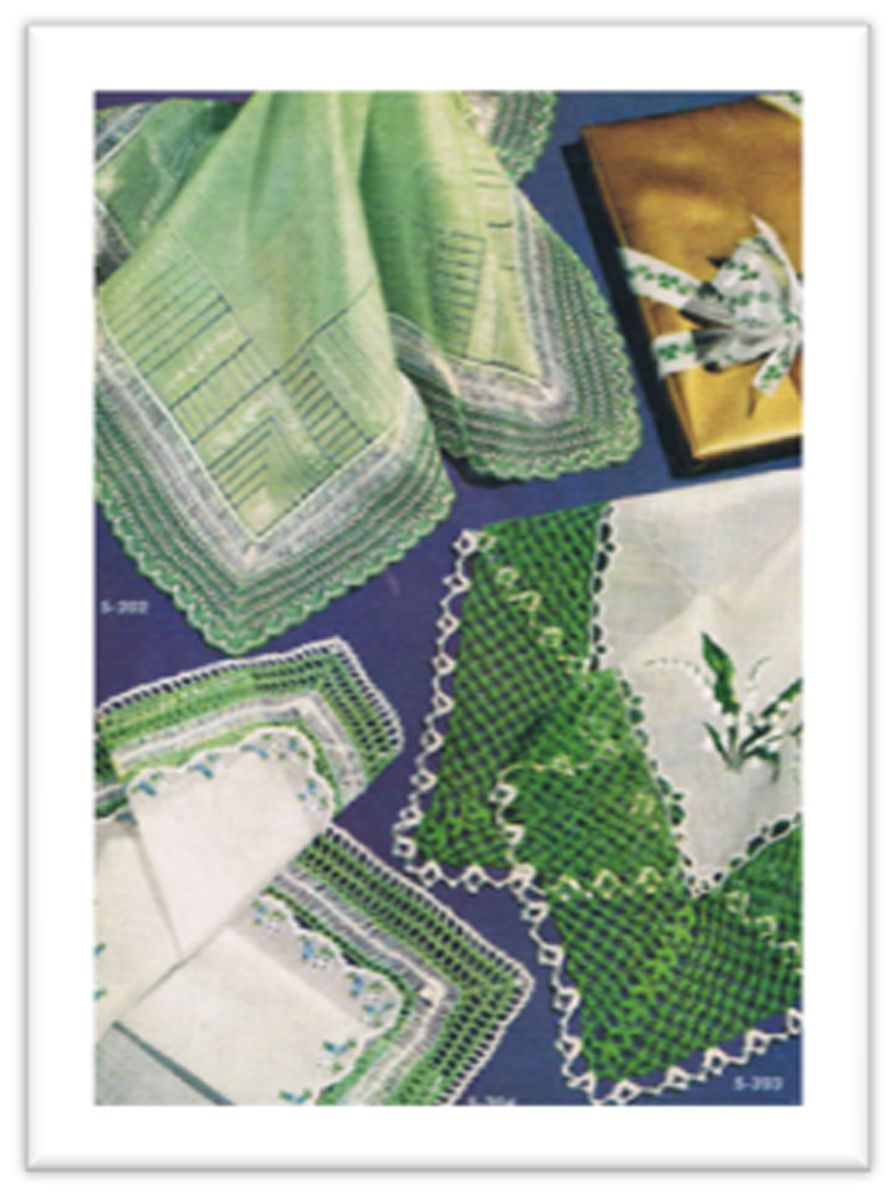 PATTERN #0773 WEARING O' THE GREEN VINTAGE HAIRPIN LACE