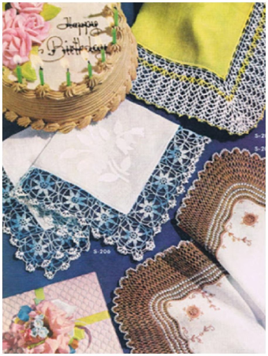PATTERN #0776 BIRTHDAY PARTY EDGING VINTAGE CROCHET