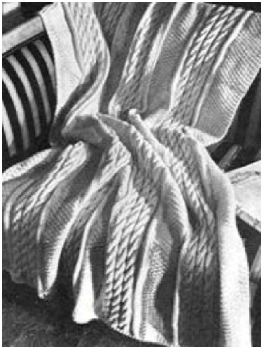 PATTERN #0782 CABLE STITCH AFGHAN VINTAGE KNITTING