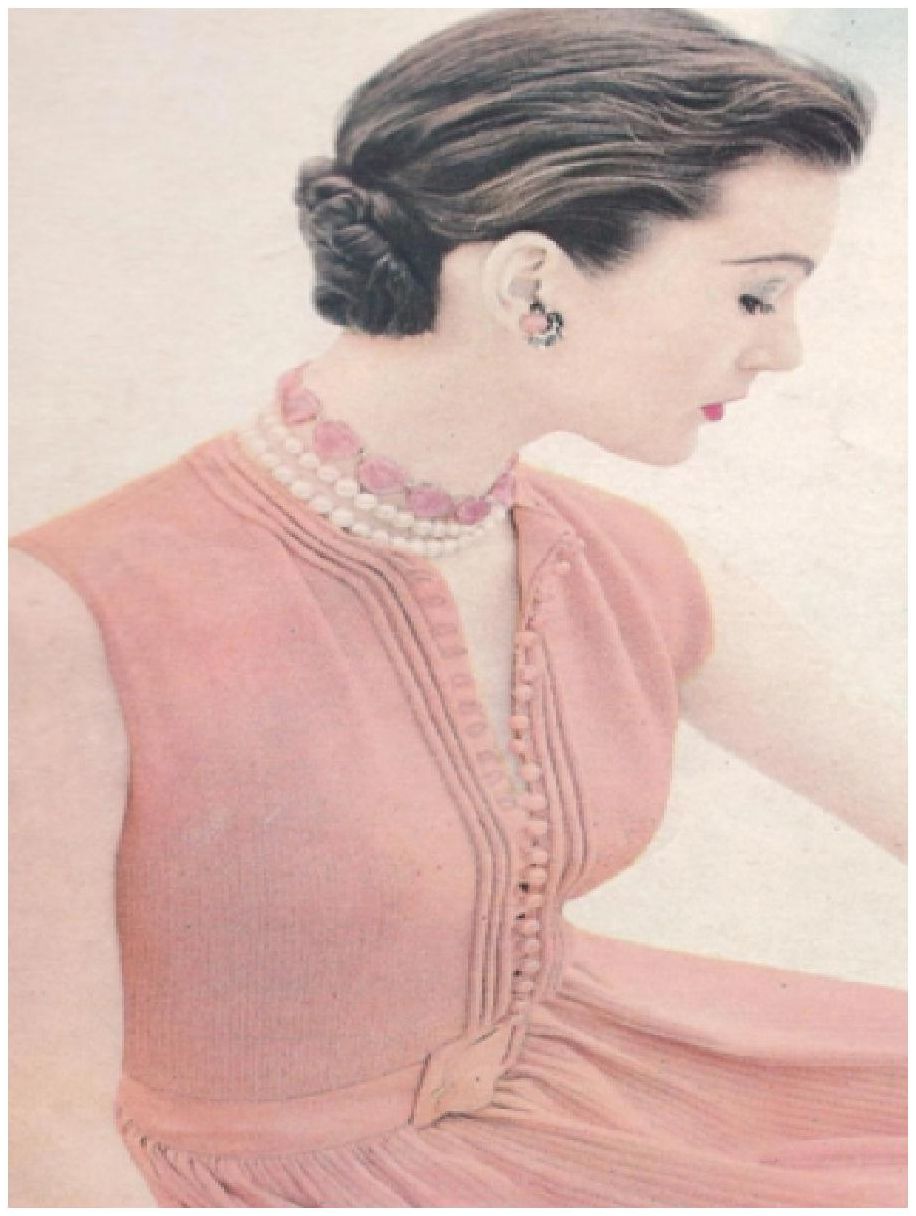 PATTERN #0807 CORDED SWEATER VINTAGE KNITTING