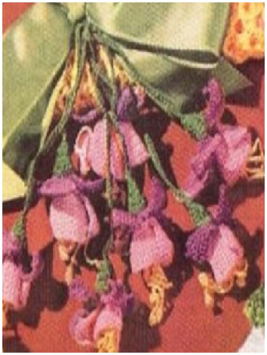 PATTERN #0849 FUCHSIA HANGER VINTAGE CROCHET
