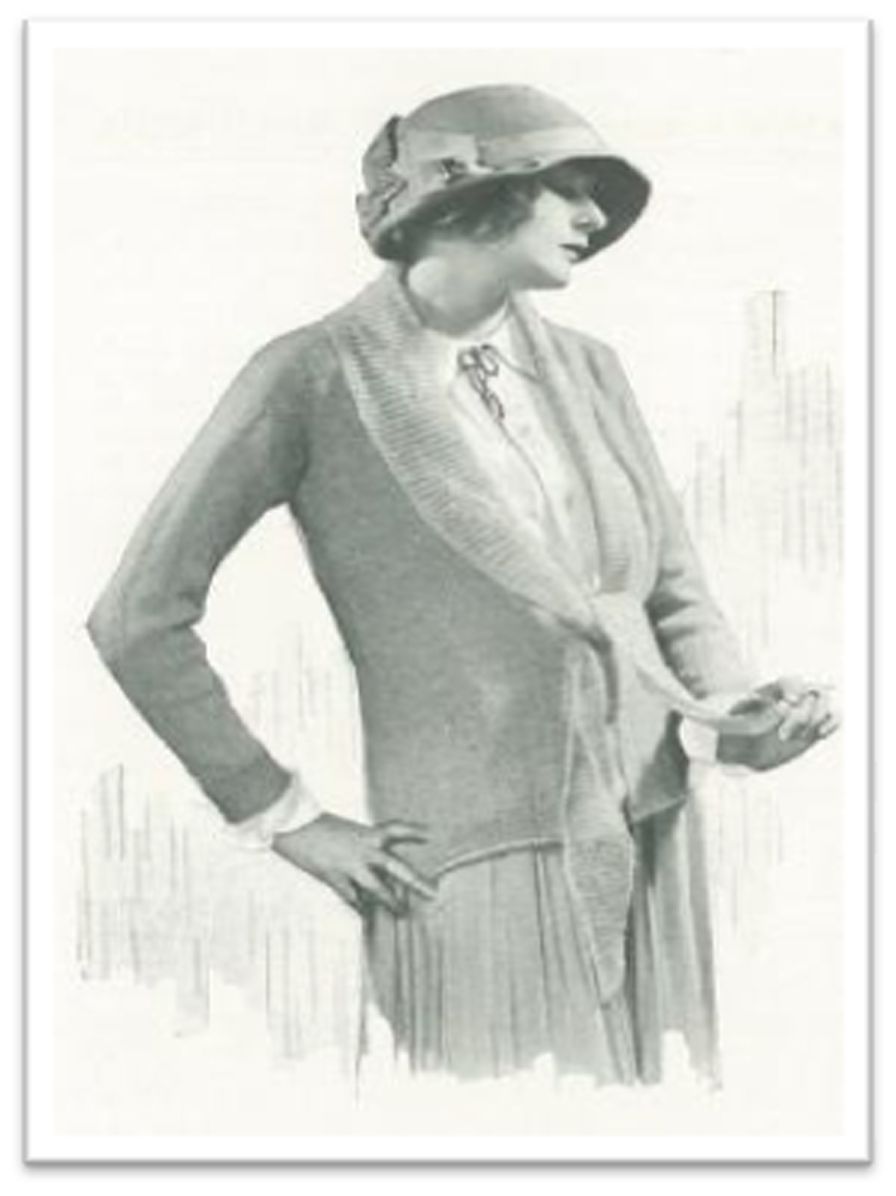 PATTERN #2153 OGDEN SWEATER VINTAGE KNITTING