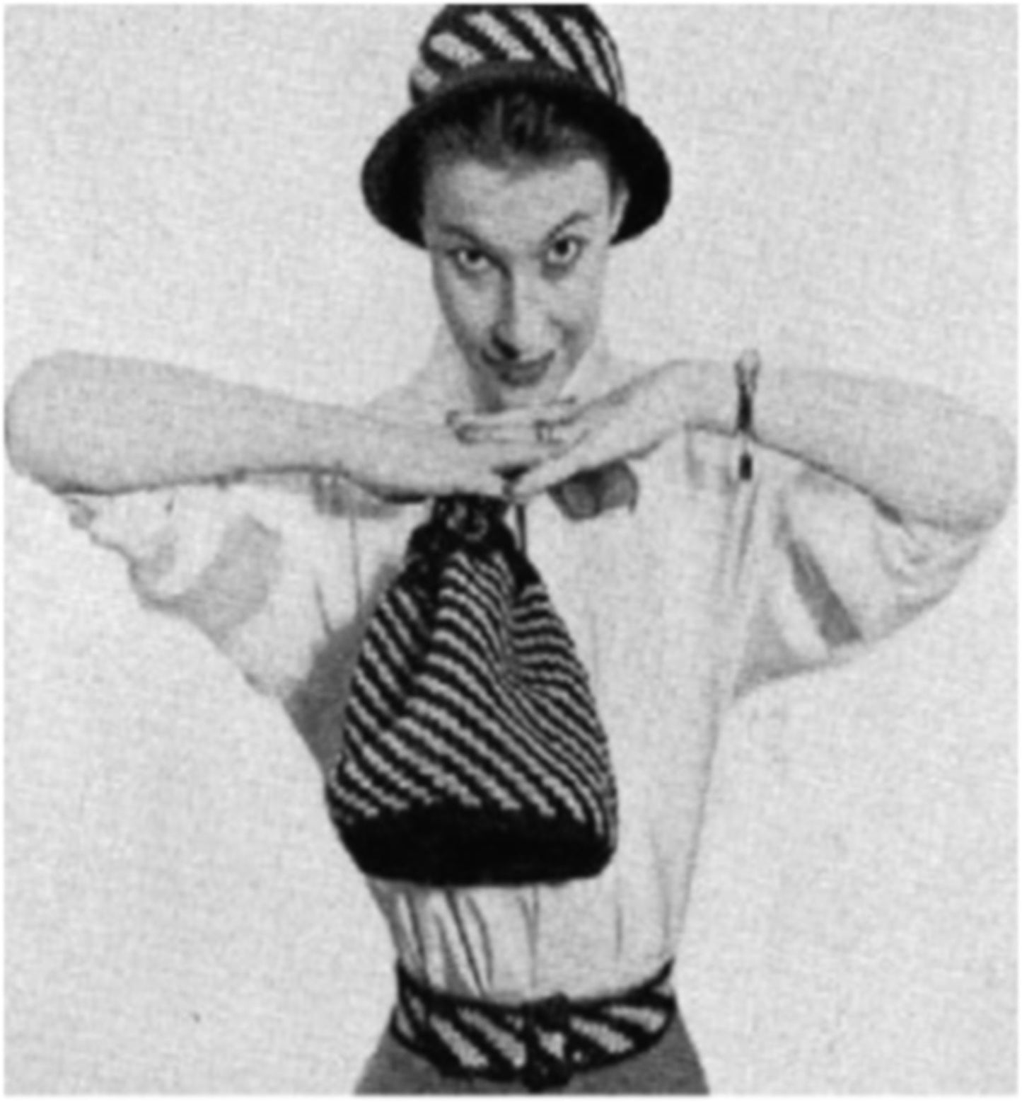 PATTERN #2168 CANDY STRIPES VINTAGE CROCHET