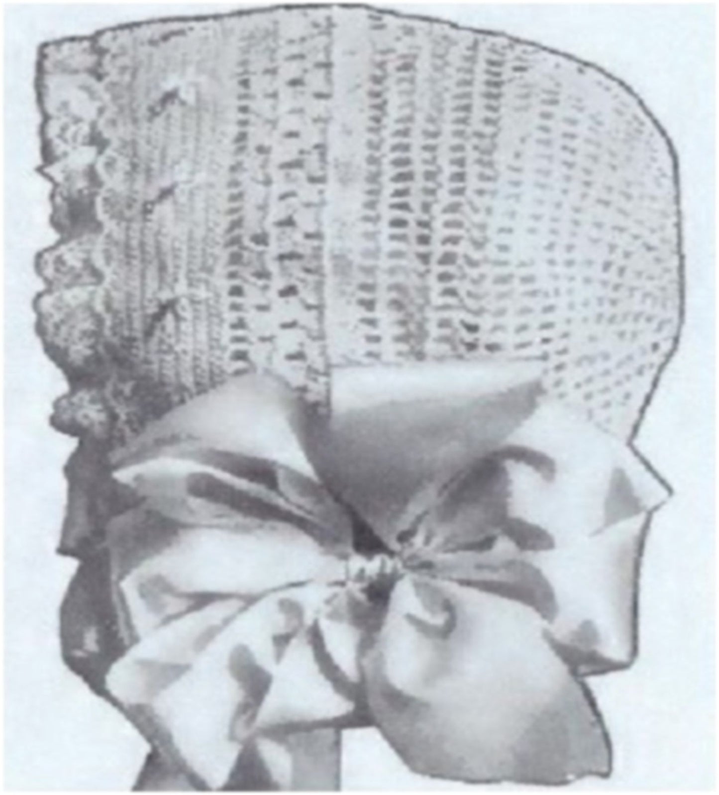 PATTERN #2173 PRISCILLA SILK BABY CAP VINTAGE CROCHET
