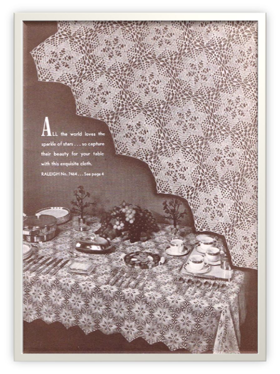 PATTERN #2189 RALEIGH VINTAGE CROCHET