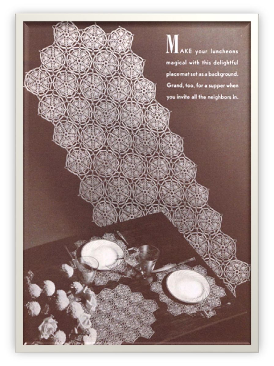 PATTERN #2195 WORCESTER VINTAGE CROCHET