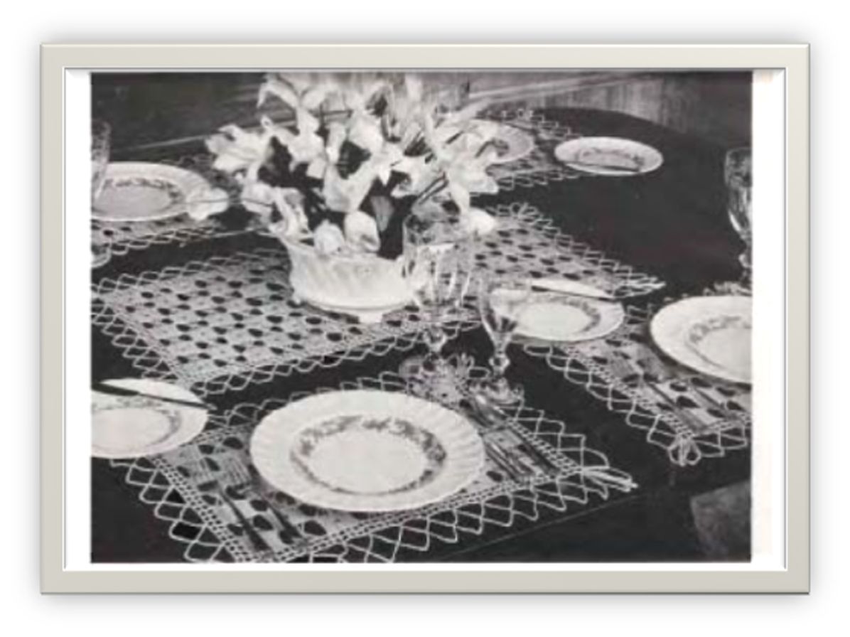 PATTERN #2206 GARDEN GATE VINTAGE CROCHET