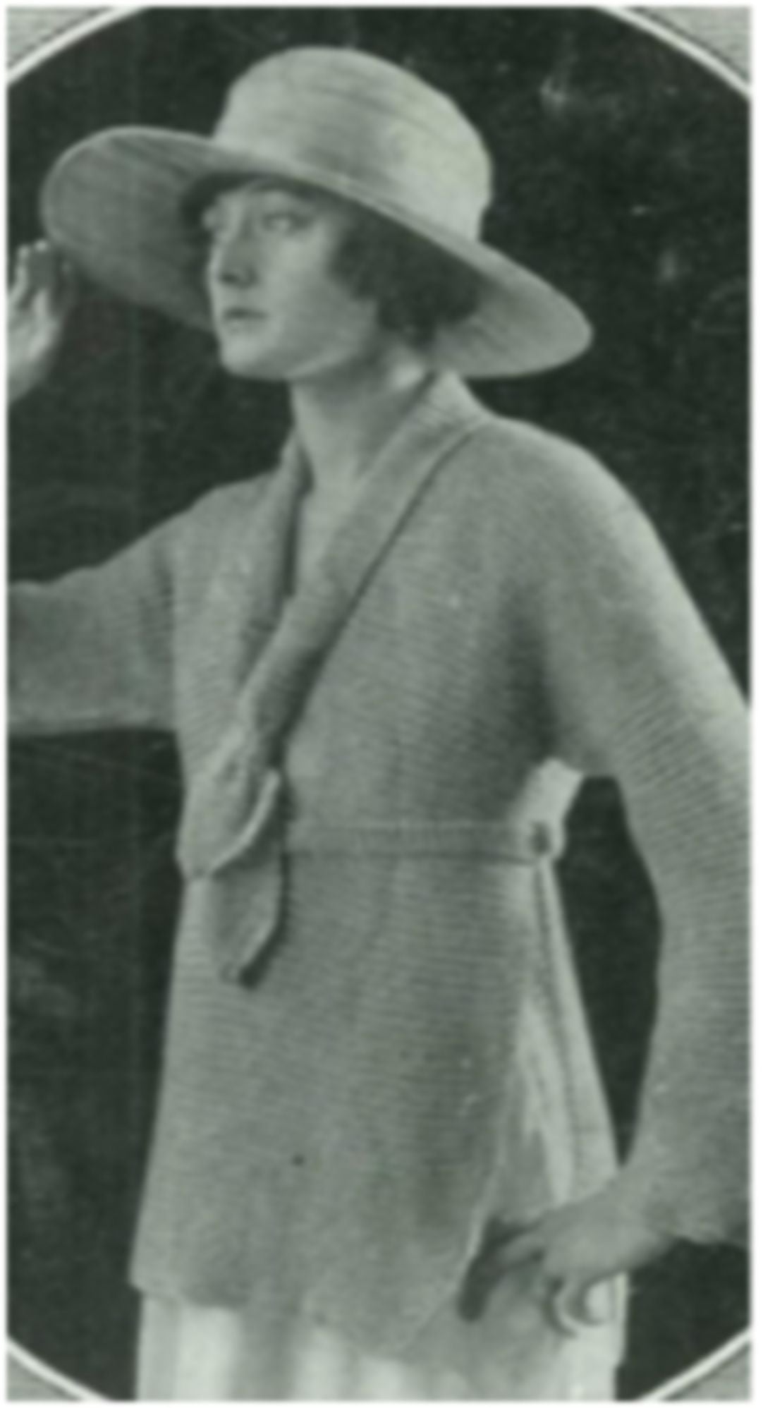 PATTERN #2223 LADIES KITTED SWEATER VINTAGE KNITTING