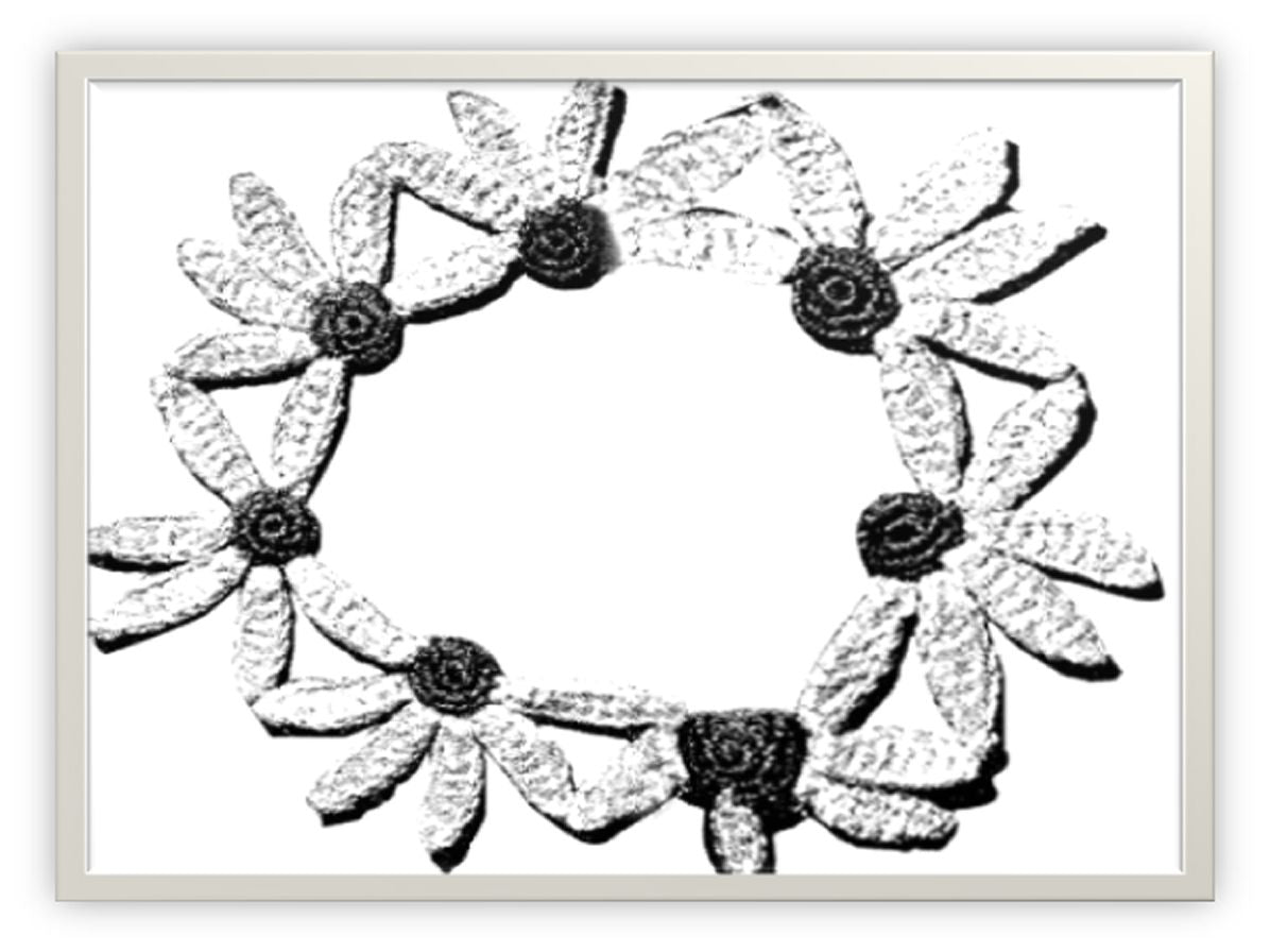 PATTERN #2228 BLACK-EYED SUSAN VINTAGE CROCHET