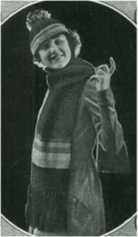 PATTERN #2229 SCARF AND CAP VINTAGE KNITTING