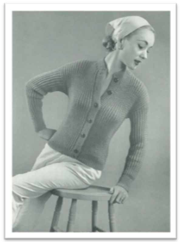 PATTERN #2301 CONNIE VINTAGE KNITTING