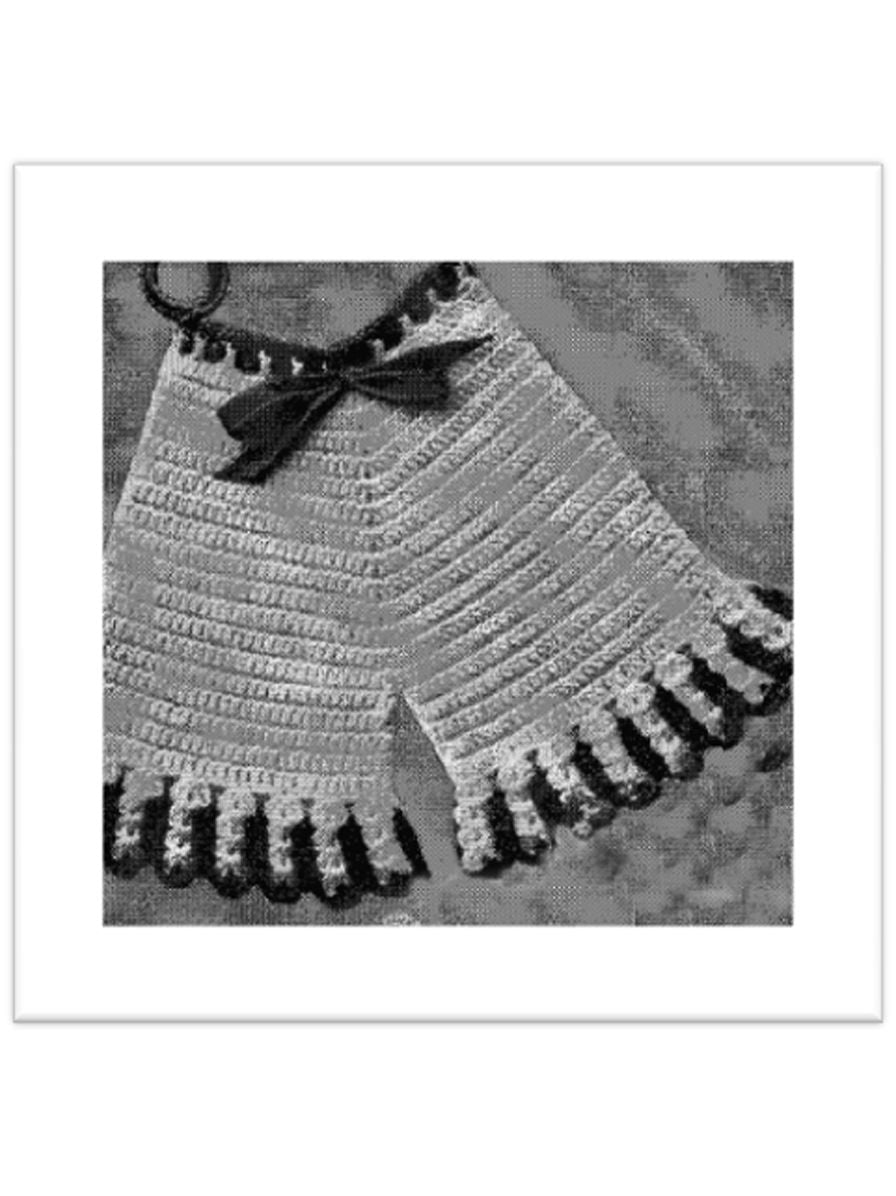 PATTERN #2331 PANTIES POTHOLDER VINTAGE CROCHET