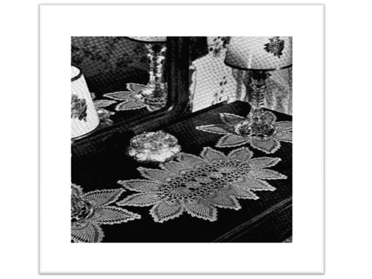 PATTERN #2341 VANITY SET. VINTAGE CROCHET