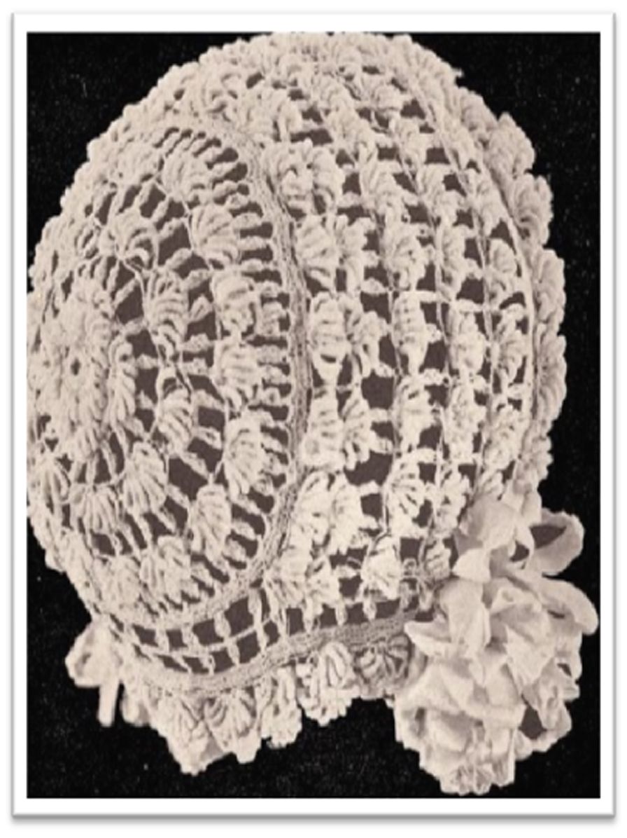 PATTERN #2350 CAP VINTAGE CROCHET