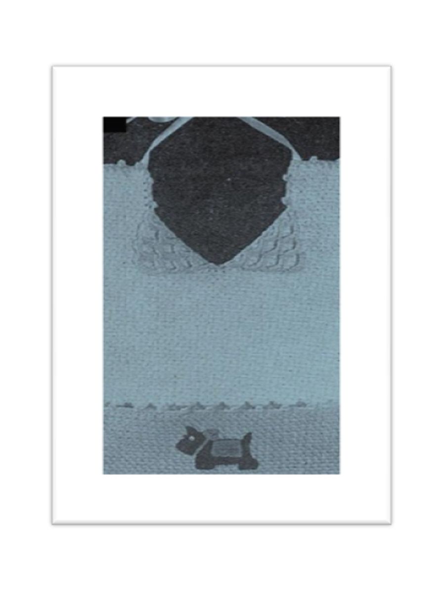 PATTERN #2353 SCOTTIE BIB VINTAGE CROCHET