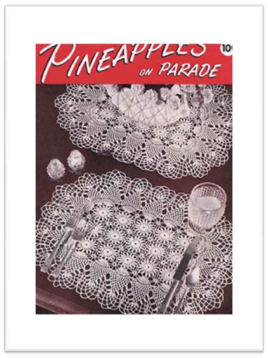 PATTERN #2354 LUNCHEON SET VINTAGE CROCHET