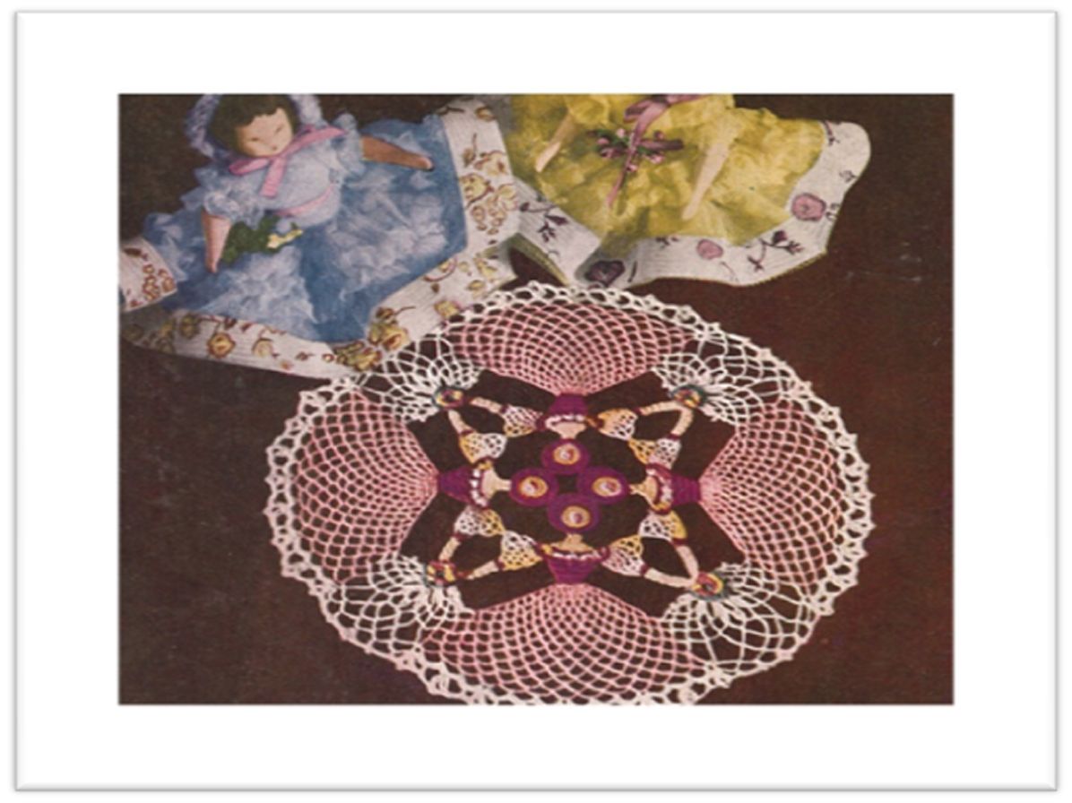 PATTERN #2366 DOLLY DOILY VINTAGE CROCHET