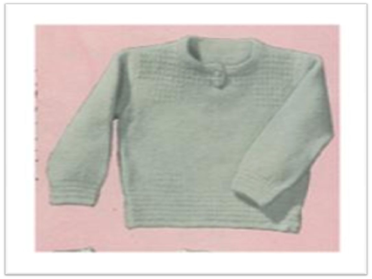 PATTERN #2369 TODDLERS SLIPON VINTAGE KNITTING