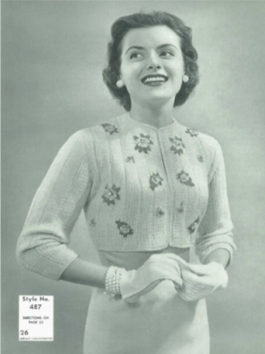 PATTERN #2577 EDNA VINTAGE KNITTING