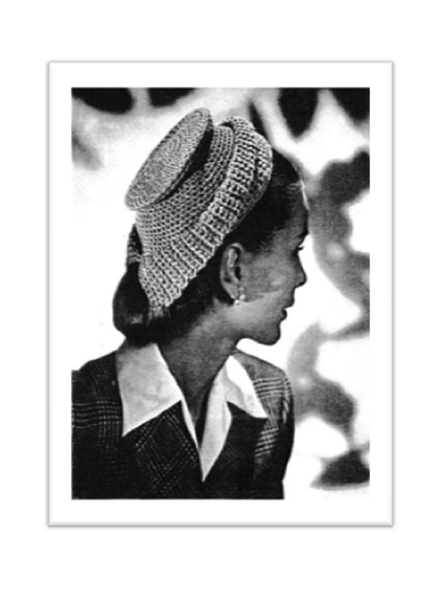 PATTERN #2579 FIONA HAT AND BAG SET VINTAGE CROCHET