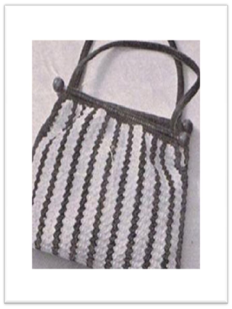 PATTERN #2580 BAG VINTAGE CROCHET