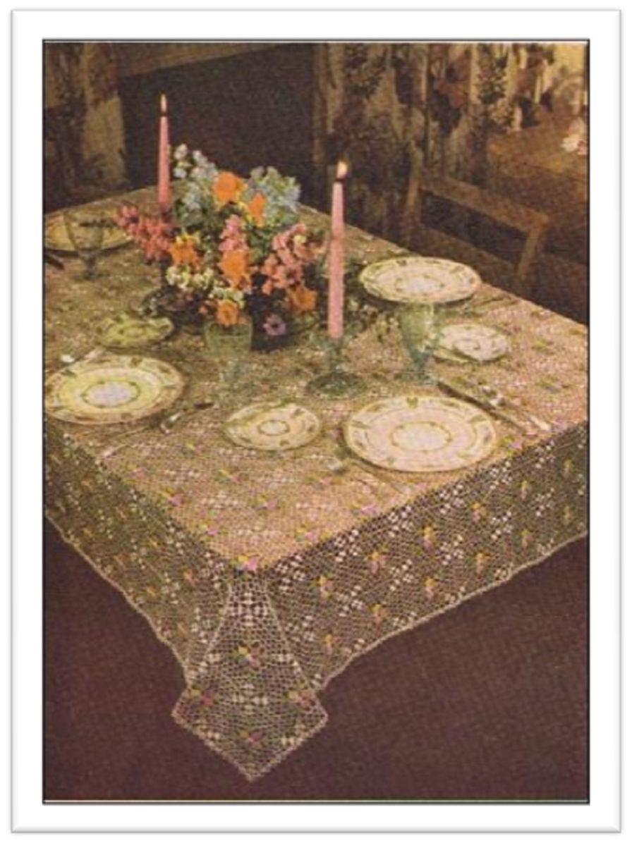 PATTERN #2589 SWEET SPRINGTIME VINTAGE CROCHET