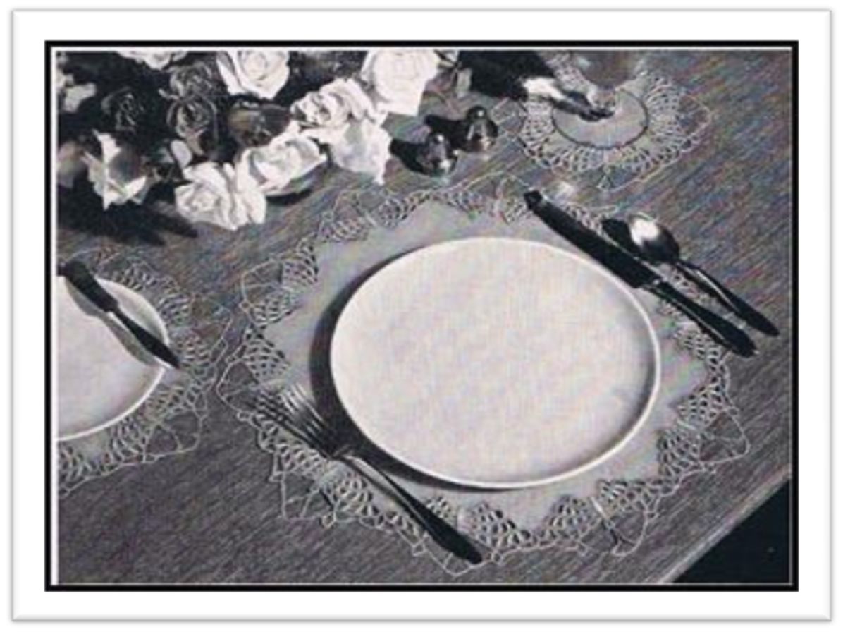 PATTERN #2592 SUMMER GARDEN VINTAGE CROCHET