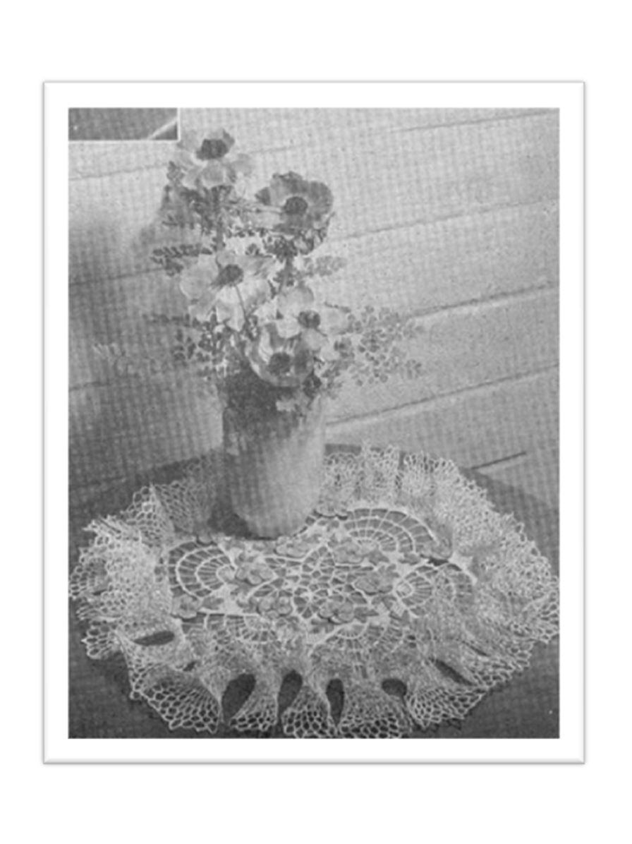 PATTERN #2614 ROCK ROSE VINTAGE CROCHET