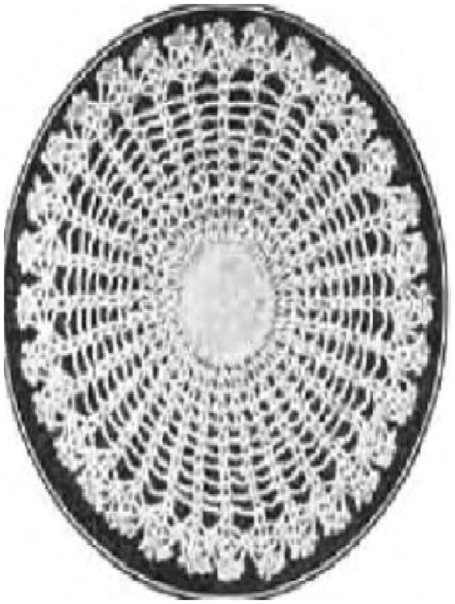PATTERN #0715 FINGER BOWL DOILY VINTAGE CROCHET