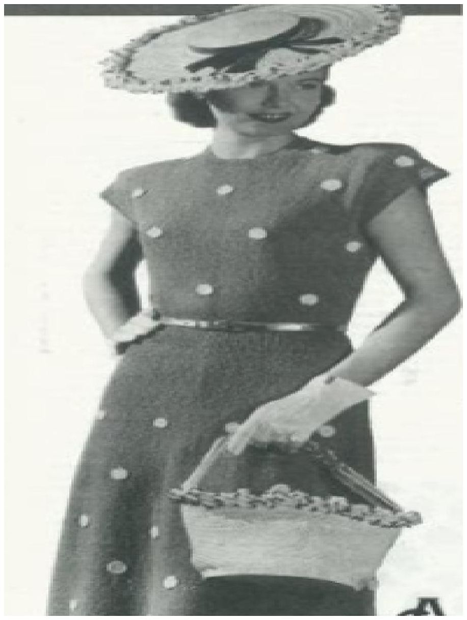 PATTERN #0717 JOLLY HAT AND BAG VINTAGE CROCHET