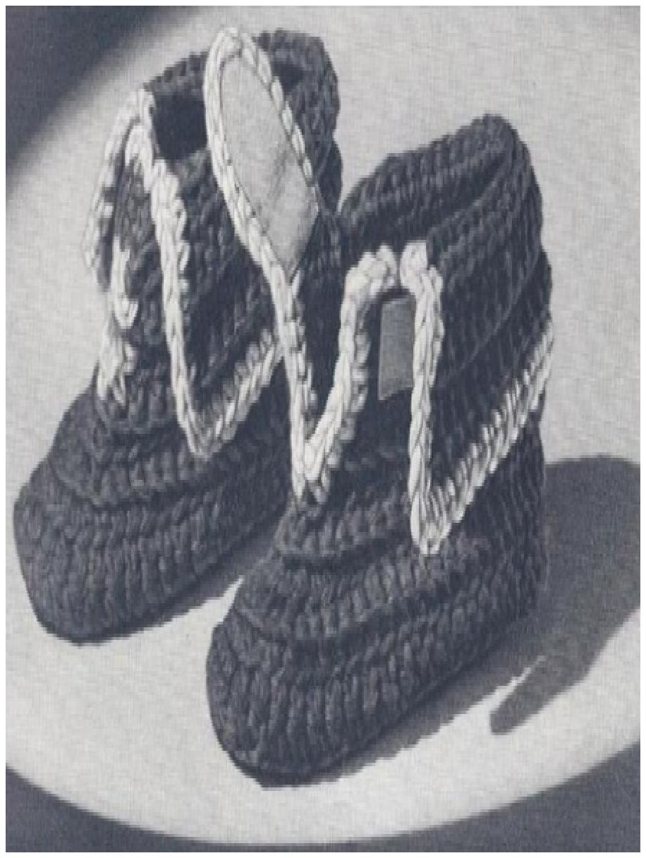 PATTERN #0720 BOOTIES VINTAGE CROCHET