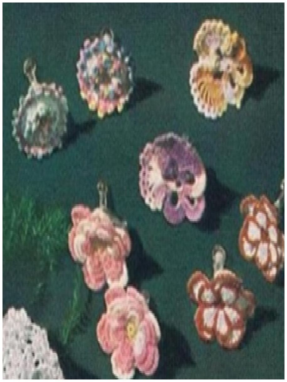PATTERN #0725 EARINGS VINTAGE CROCHET