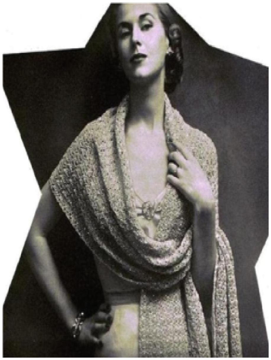 PATTERN #0726 MONA STOLE VINTAGE CROCHET