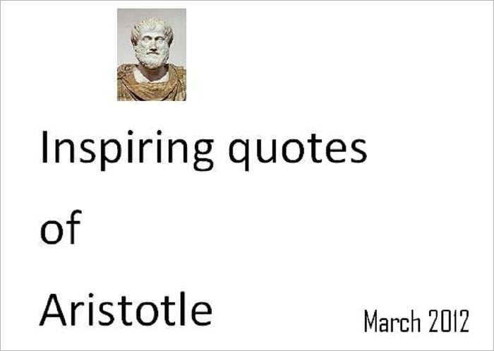 Inspiring Quotes of Aristotle