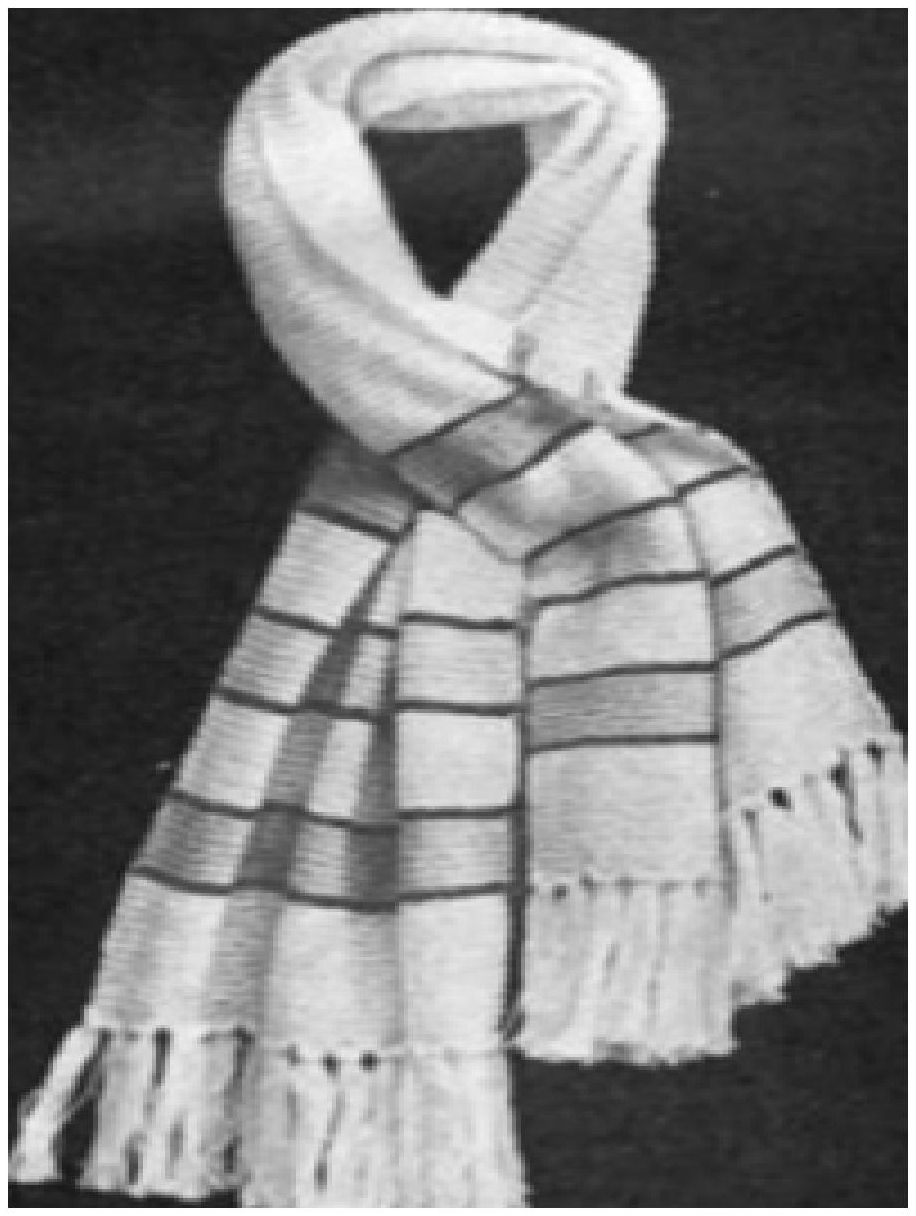 PATTERN #0856 KAREN SCARF VINTAGE KNITTING