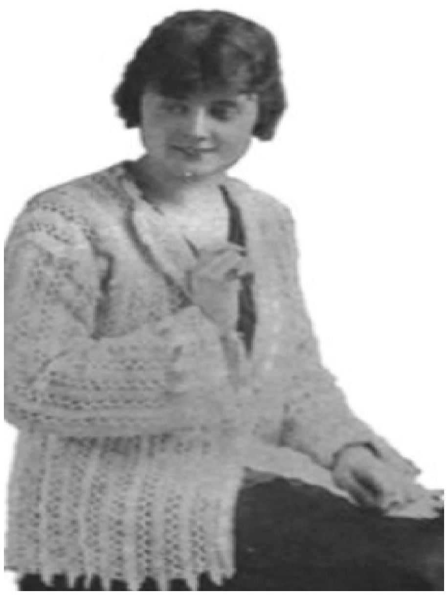 PATTERN #0859 HOUSE JACKET VINTAGE CROCHET