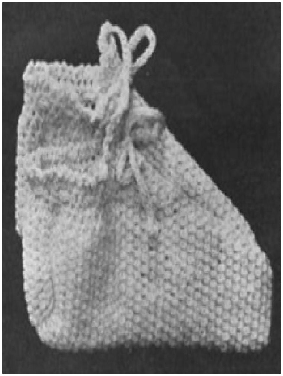 PATTERN #0862 LADY'S BED SOCKS VINTAGE CROCHET